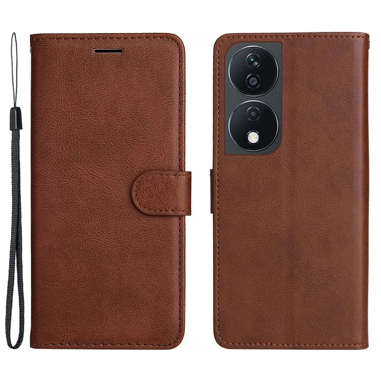 KT Leather Series-2 for Honor X7b 4G Leather Phone Case Solid Color Shockproof Cover