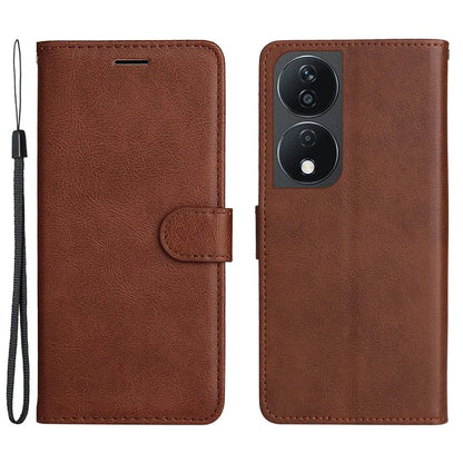 KT Leather Series-2 for Honor X7b 4G Leather Phone Case Solid Color Shockproof Cover