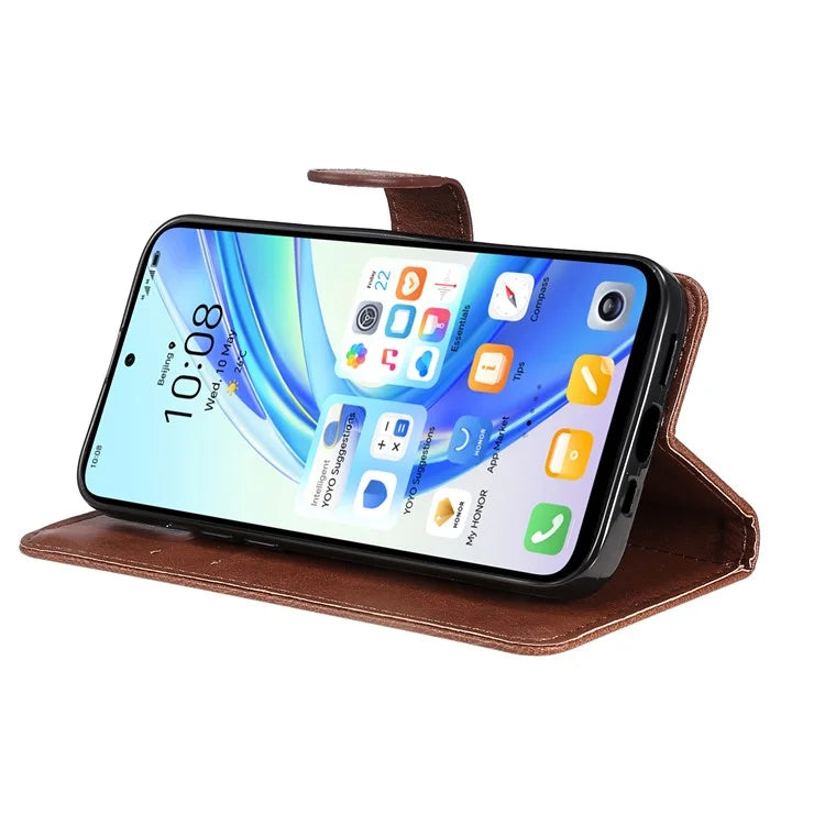 KT Leather Series-2 for Honor X7b 4G Leather Phone Case Solid Color Shockproof Cover