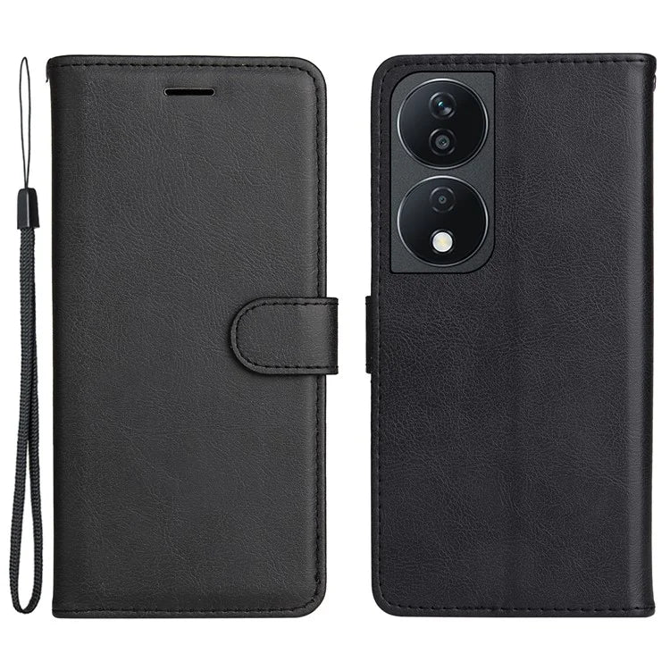 KT Leather Series-2 for Honor X7b 4G Leather Phone Case Solid Color Shockproof Cover