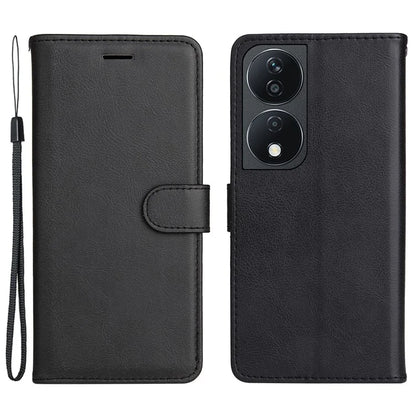 KT Leather Series-2 for Honor X7b 4G Leather Phone Case Solid Color Shockproof Cover