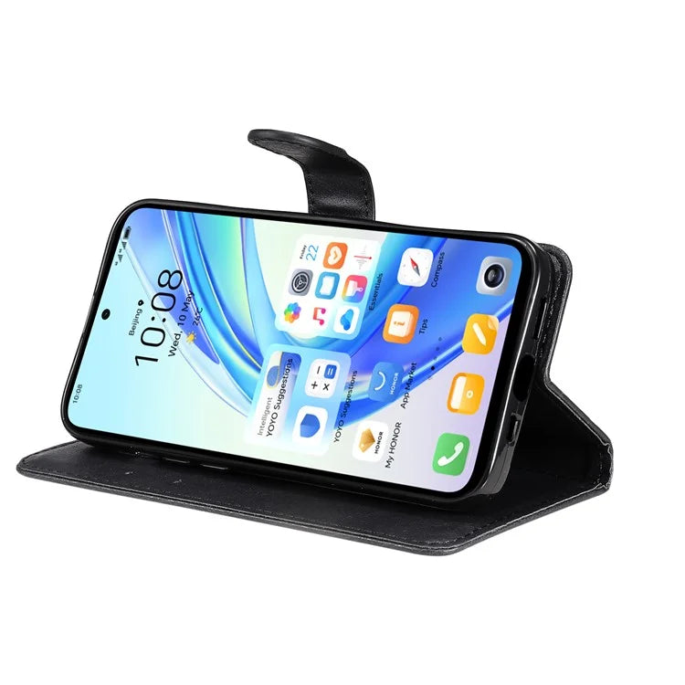 KT Leather Series-2 for Honor X7b 4G Leather Phone Case Solid Color Shockproof Cover