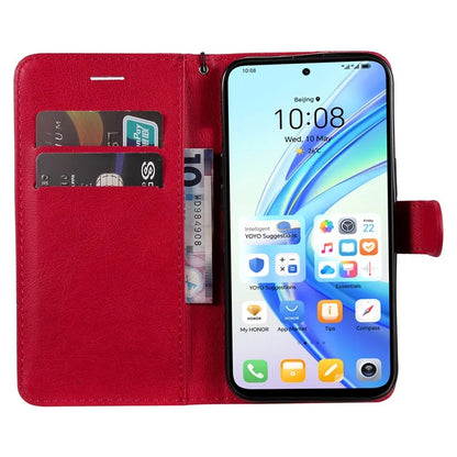 KT Leather Series-2 for Honor X7b 4G Leather Phone Case Solid Color Shockproof Cover