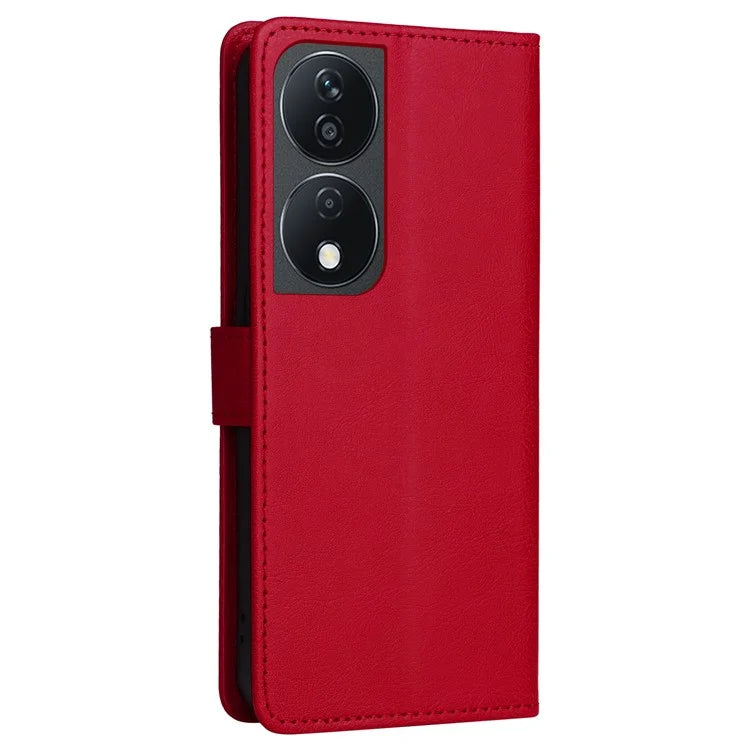 KT Leather Series-2 for Honor X7b 4G Leather Phone Case Solid Color Shockproof Cover