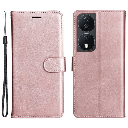 KT Leather Series-2 for Honor X7b 4G Leather Phone Case Solid Color Shockproof Cover