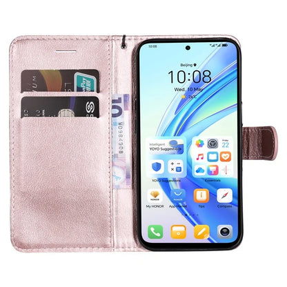 KT Leather Series-2 for Honor X7b 4G Leather Phone Case Solid Color Shockproof Cover