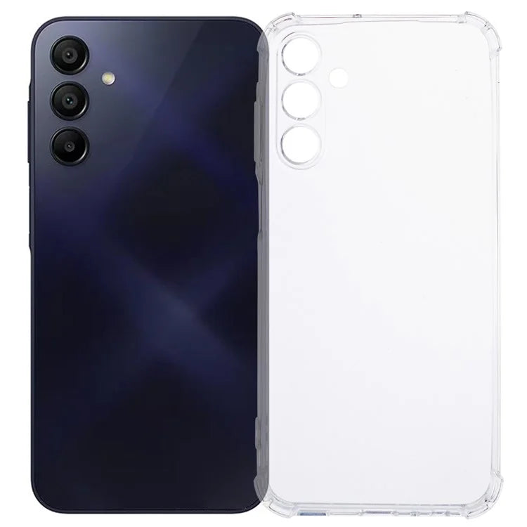 For Samsung Galaxy A15 4G / A15 5G TPU Case Enhanced Four Corner Clear Phone Shell