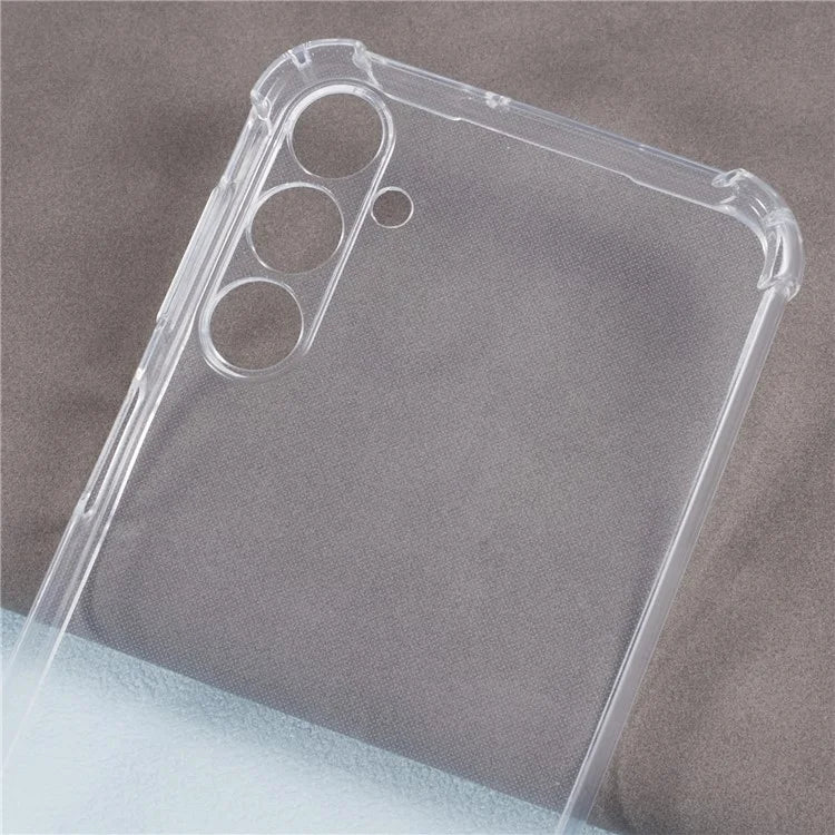 For Samsung Galaxy A24 4G (162.1 x 77.6 x 8.3mm) Clear Case Enhanced Four Corner TPU Protective Cover
