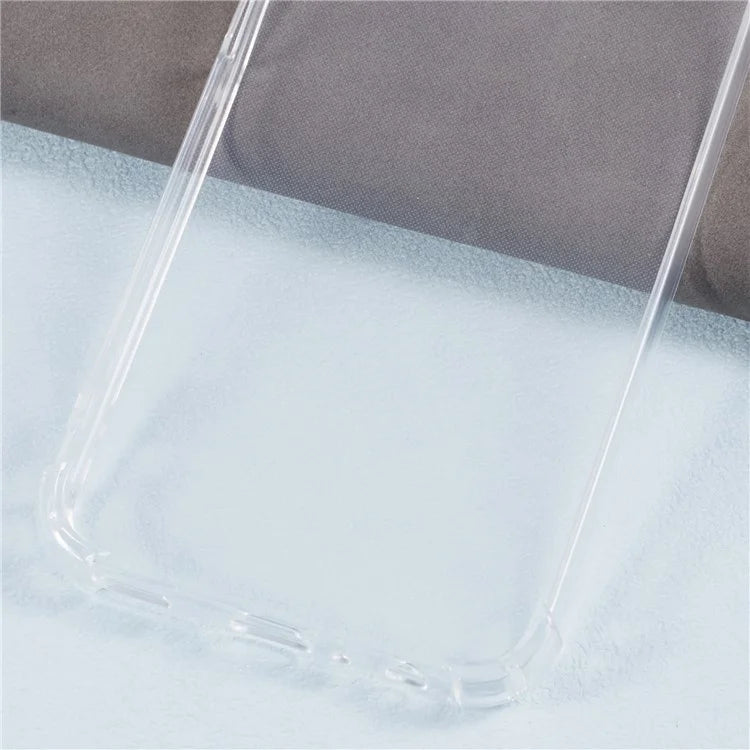 For Samsung Galaxy A24 4G (162.1 x 77.6 x 8.3mm) Clear Case Enhanced Four Corner TPU Protective Cover