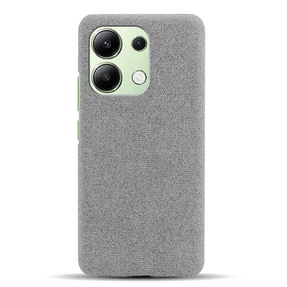 For Xiaomi Redmi Note 13 4G Phone Case Hard PC+Cloth Anti-slip Cover