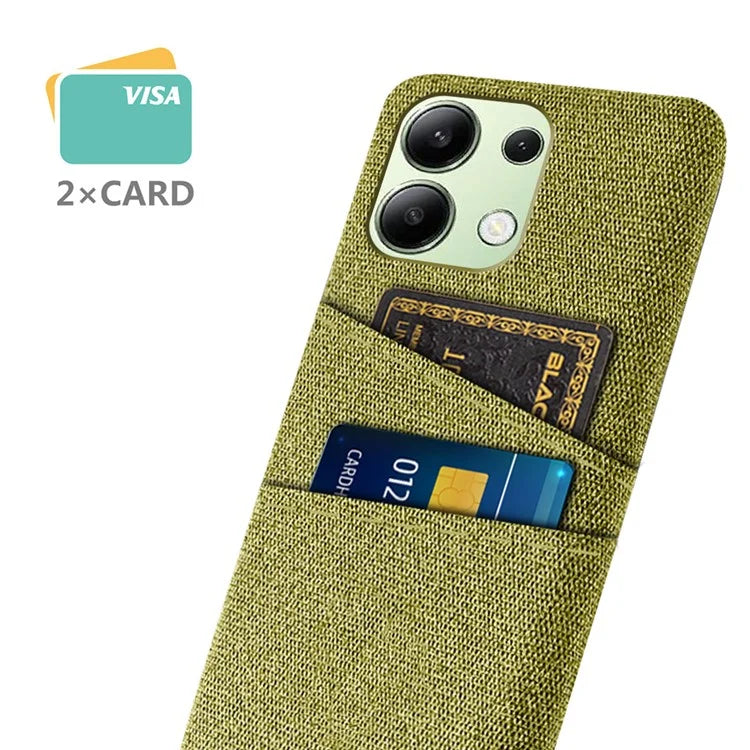 For Xiaomi Redmi Note 13 4G Phone Case Hard Protective Cover with Dual Card Holder