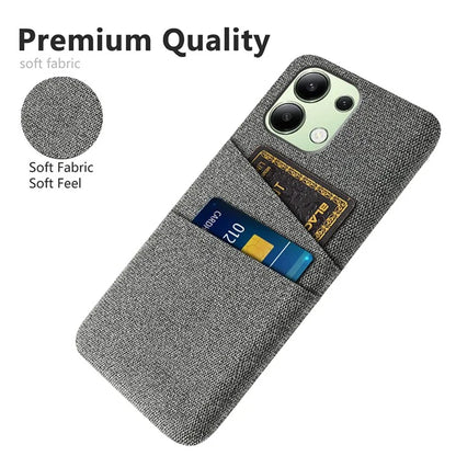 For Xiaomi Redmi Note 13 4G Phone Case Hard Protective Cover with Dual Card Holder