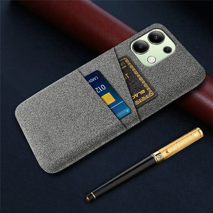 For Xiaomi Redmi Note 13 4G Phone Case Hard Protective Cover with Dual Card Holder