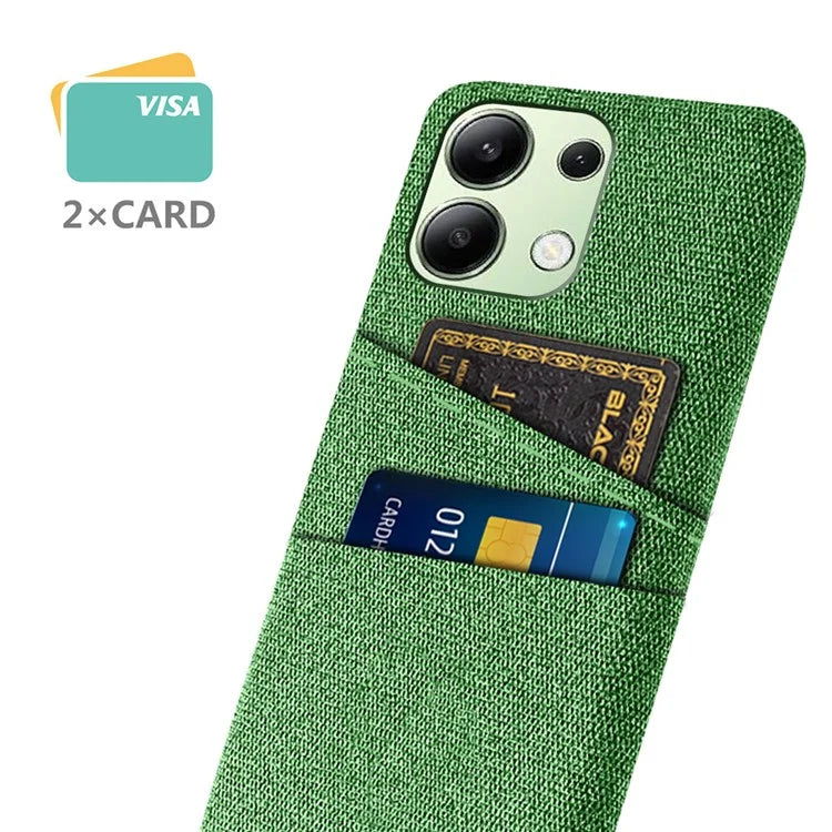 For Xiaomi Redmi Note 13 4G Phone Case Hard Protective Cover with Dual Card Holder