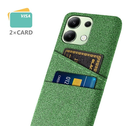 For Xiaomi Redmi Note 13 4G Phone Case Hard Protective Cover with Dual Card Holder