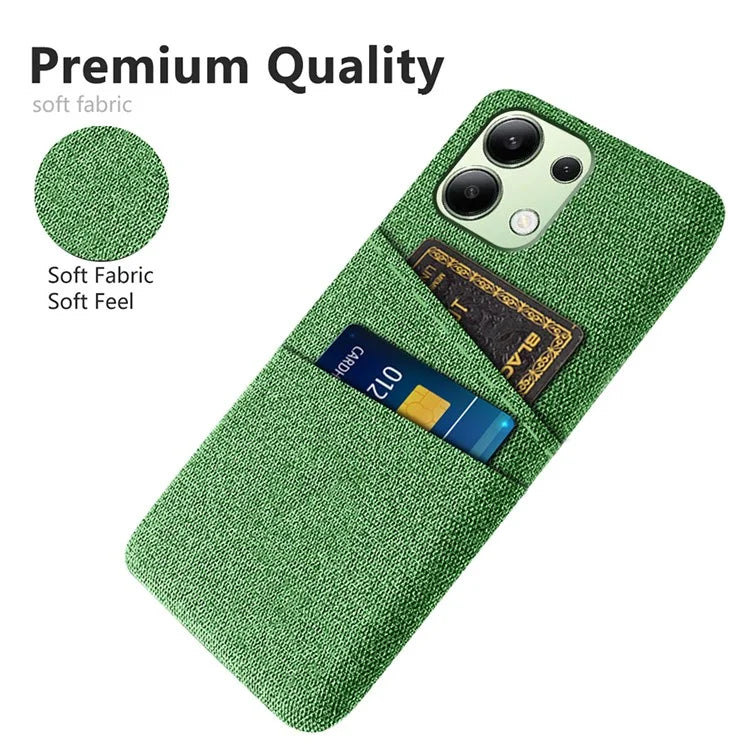 For Xiaomi Redmi Note 13 4G Phone Case Hard Protective Cover with Dual Card Holder