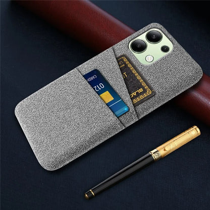 For Xiaomi Redmi Note 13 4G Phone Case Hard Protective Cover with Dual Card Holder