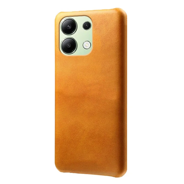 For Xiaomi Redmi Note 13 4G Phone Case Calf Textured Cushion Protective Cover