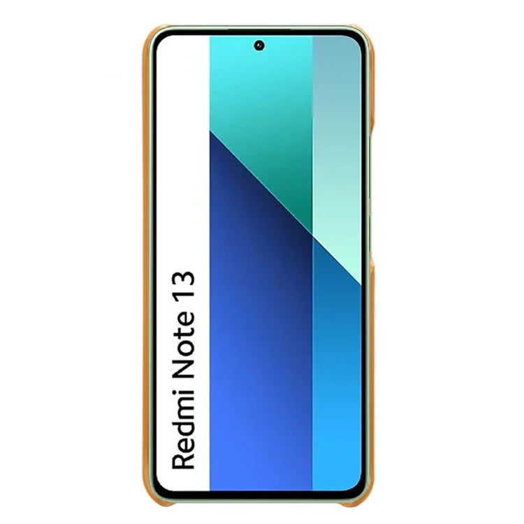 For Xiaomi Redmi Note 13 4G Phone Case Calf Textured Cushion Protective Cover