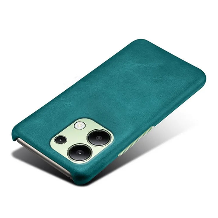 For Xiaomi Redmi Note 13 4G Phone Case Calf Textured Cushion Protective Cover