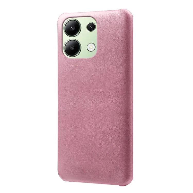 For Xiaomi Redmi Note 13 4G Phone Case Calf Textured Cushion Protective Cover
