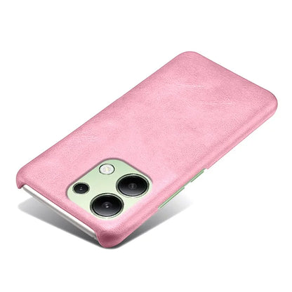 For Xiaomi Redmi Note 13 4G Phone Case Calf Textured Cushion Protective Cover