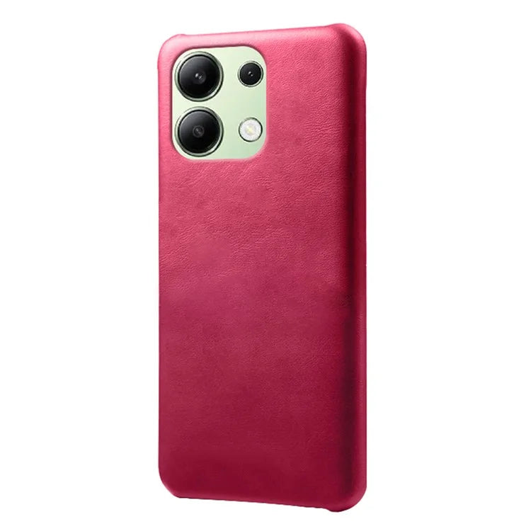 For Xiaomi Redmi Note 13 4G Phone Case Calf Textured Cushion Protective Cover