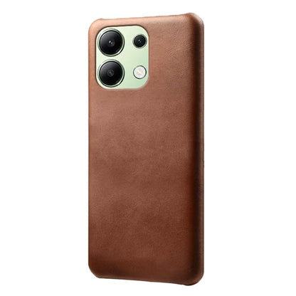 For Xiaomi Redmi Note 13 4G Phone Case Calf Textured Cushion Protective Cover