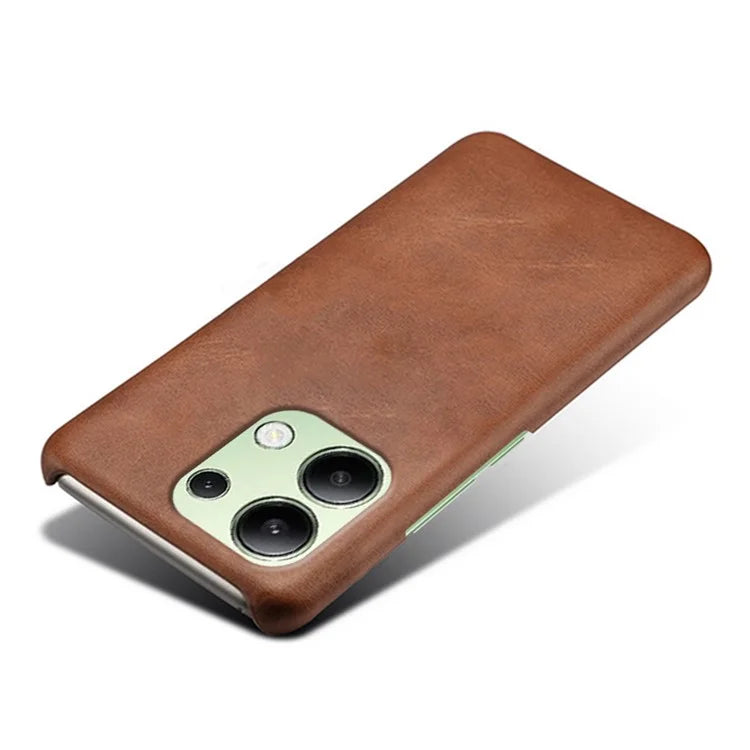 For Xiaomi Redmi Note 13 4G Phone Case Calf Textured Cushion Protective Cover