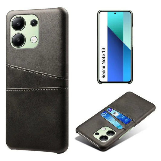 For Xiaomi Redmi Note 13 4G Phone Case Anti-Scratch Shockproof Cover with Card Holder