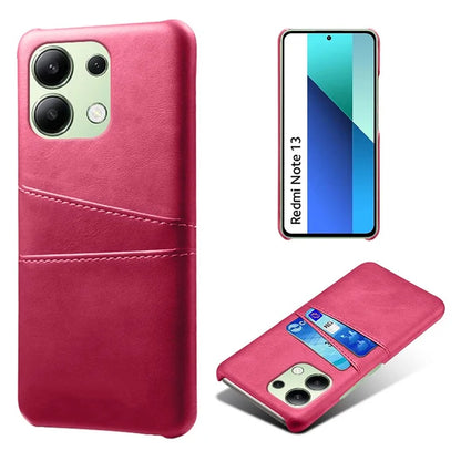 For Xiaomi Redmi Note 13 4G Phone Case Anti-Scratch Shockproof Cover with Card Holder