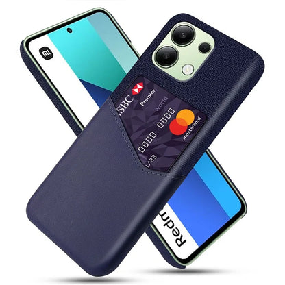 For Xiaomi Redmi Note 13 4G Phone Case PU Leather+PC Cover with Card Holder Slot