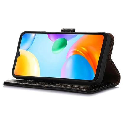 For Xiaomi Redmi Note 13 Pro 5G / Poco X6 5G Phone Case Genuine Cow Leather Cover Card Holder