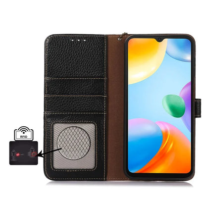 For Xiaomi Redmi Note 13 Pro 5G / Poco X6 5G Phone Case Genuine Cow Leather Cover Card Holder