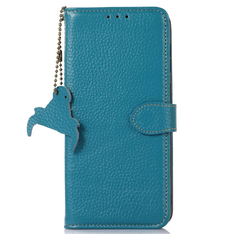 For Xiaomi Redmi Note 13 Pro 5G / Poco X6 5G Phone Case Genuine Cow Leather Cover Card Holder