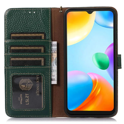 For Xiaomi Redmi Note 13 Pro 5G / Poco X6 5G Phone Case Genuine Cow Leather Cover Card Holder