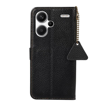 For Xiaomi Redmi Note 13 Pro+ 5G Phone Case Wallet Cover Litchi Texture RFID Blocking
