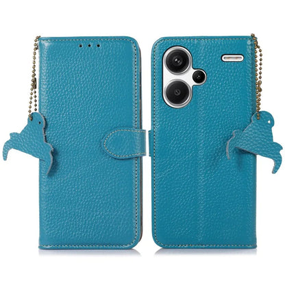 For Xiaomi Redmi Note 13 Pro+ 5G Phone Case Wallet Cover Litchi Texture RFID Blocking