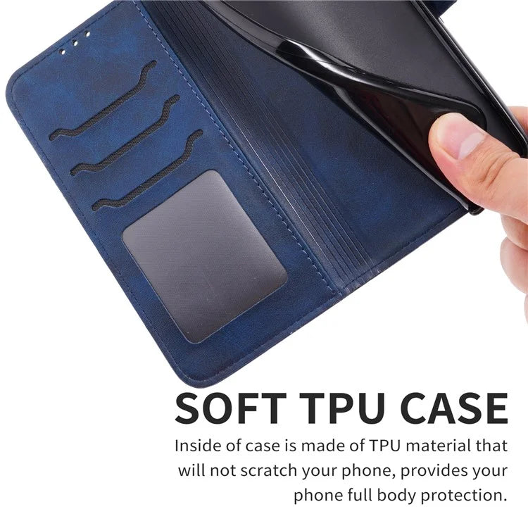 For Xiaomi Redmi Note 13 Pro 5G / Poco X6 5G Leather Case Happy Cat Pattern Folding Stand Phone Cover