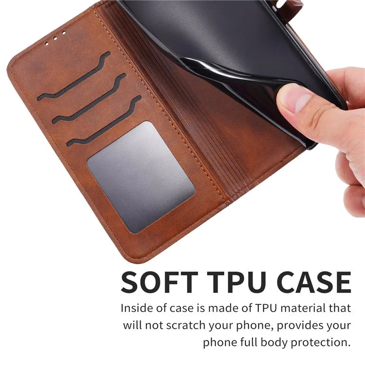 For Xiaomi Redmi Note 13 Pro 5G / Poco X6 5G Leather Case Happy Cat Pattern Folding Stand Phone Cover