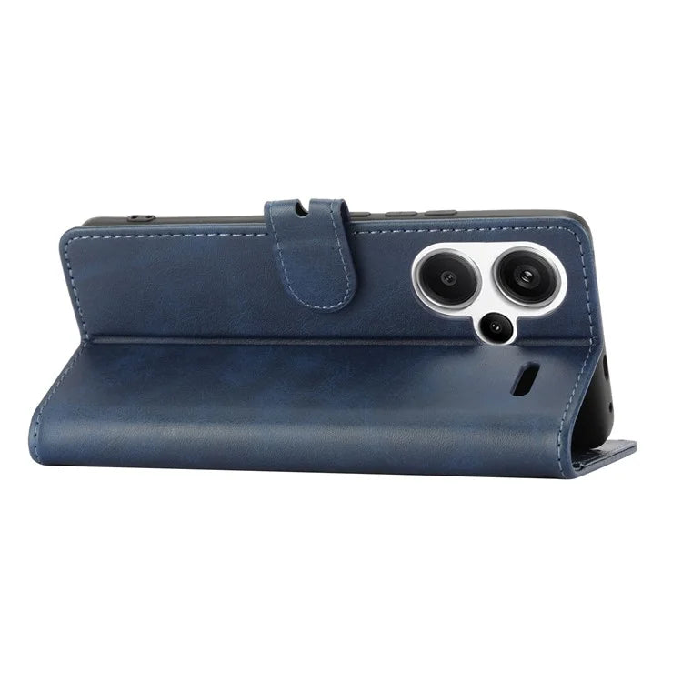 For Xiaomi Redmi Note 13 Pro+ 5G Wallet Case Happy Cat Pattern Shockproof Flip Phone Cover