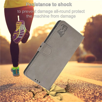 For Xiaomi Redmi Note 13 Pro+ 5G Wallet Case Happy Cat Pattern Shockproof Flip Phone Cover