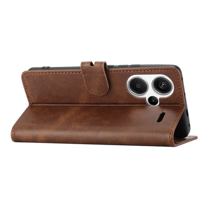 For Xiaomi Redmi Note 13 Pro+ 5G Wallet Case Happy Cat Pattern Shockproof Flip Phone Cover