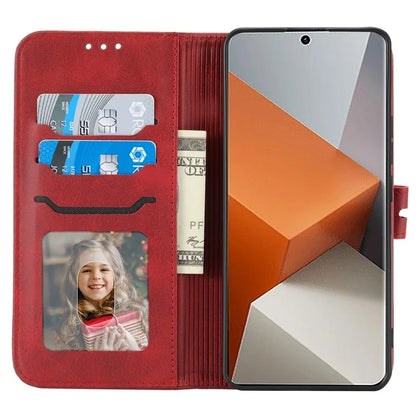 For Xiaomi Redmi Note 13 Pro+ 5G Wallet Case Happy Cat Pattern Shockproof Flip Phone Cover