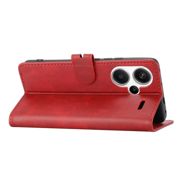 For Xiaomi Redmi Note 13 Pro+ 5G Wallet Case Happy Cat Pattern Shockproof Flip Phone Cover