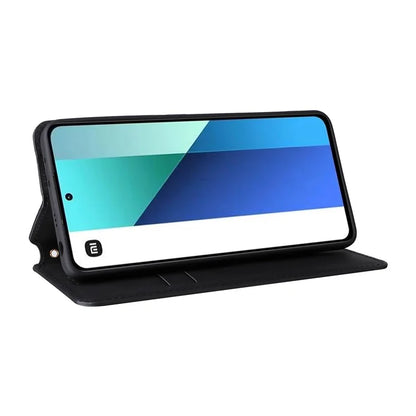 For Xiaomi Redmi Note 13 4G Wallet Case Stand Full Protection Leather Rhombus Phone Cover
