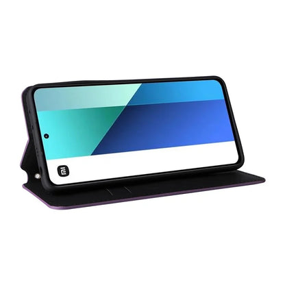 For Xiaomi Redmi Note 13 4G Wallet Case Stand Full Protection Leather Rhombus Phone Cover