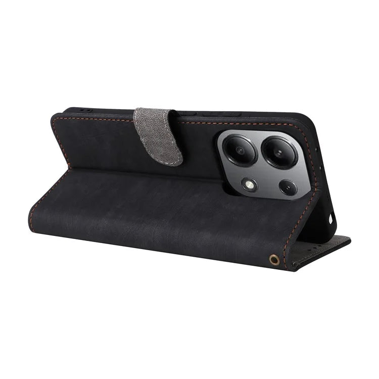 For Xiaomi Redmi Note 13 4G Wallet Leather Case Phone Cover RFID Blocking Protection