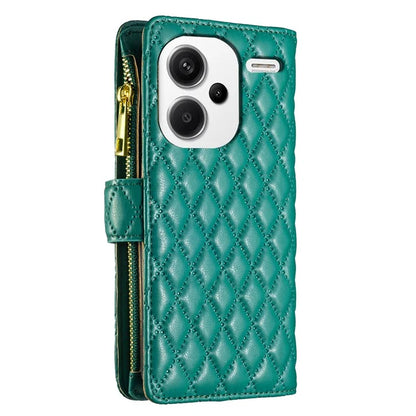BINFEN COLOR BF Style-15 For Xiaomi Redmi Note 13 Pro+ 5G Case Zipper Magnetic Folio Phone Cover