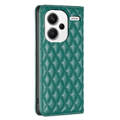 BINFEN COLOR BF Style-16 For Xiaomi Redmi Note 13 Pro+ 5G Case Card Slots Magnetic Closure Phone Cover